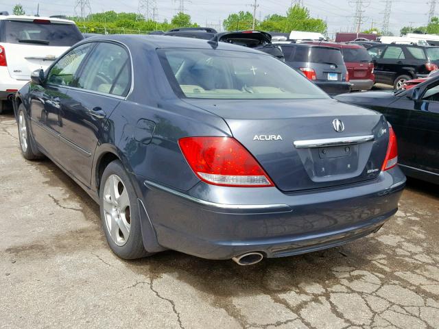 JH4KB16505C016747 - 2005 ACURA RL GRAY photo 3