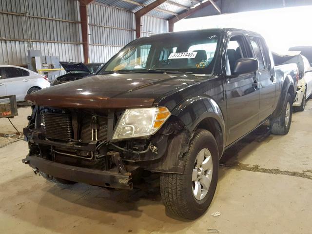 1N6AD09U89C412545 - 2009 NISSAN FRONTIER C BLACK photo 2