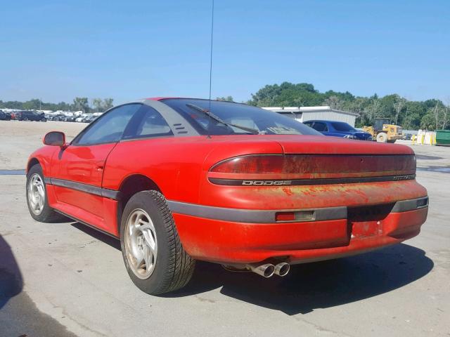 JB3XD54B9MY012779 - 1991 DODGE STEALTH ES RED photo 3