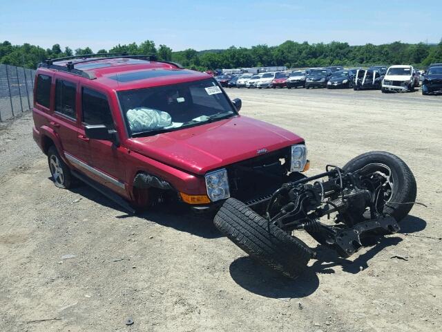 1J4RG4GT7AC118941 - 2010 JEEP COMMANDER Qırmızı foto 1