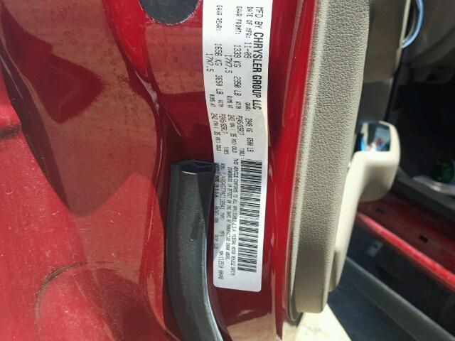 1J4RG4GT7AC118941 - 2010 JEEP COMMANDER Qırmızı foto 10