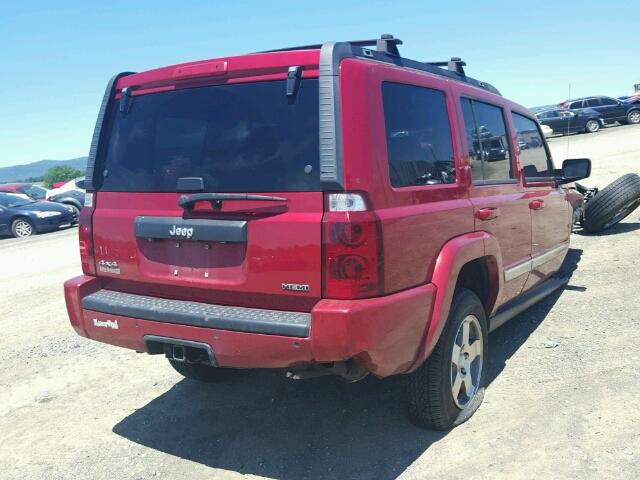 1J4RG4GT7AC118941 - 2010 JEEP COMMANDER Qırmızı foto 4
