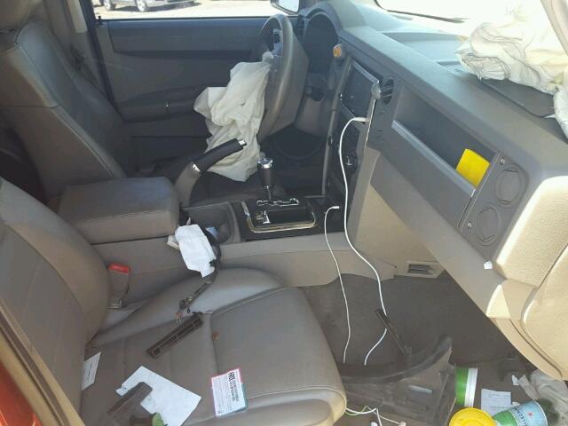 1J4RG4GT7AC118941 - 2010 JEEP COMMANDER Qırmızı foto 5