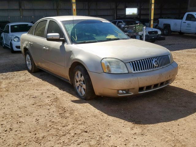 1MEFM40115G612395 - 2005 MERCURY MONTEGO LU BEIGE photo 1