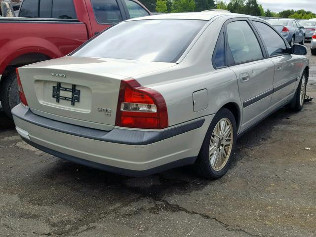 YV1TS94D011190381 - 2001 VOLVO S80 SILVER photo 4