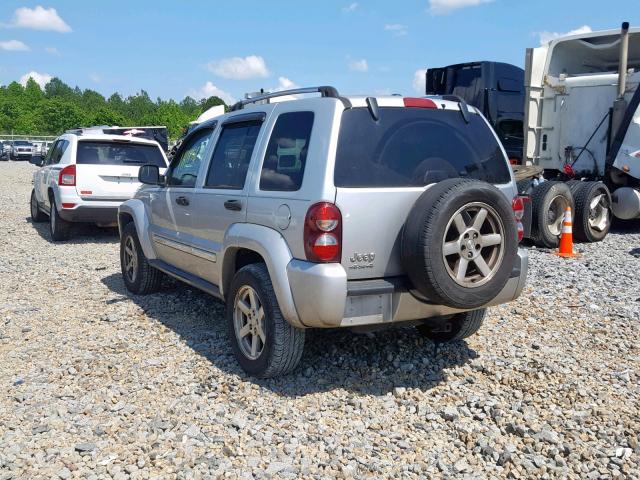 1J4GL58K37W693575 - 2007 JEEP LIBERTY LI SILVER photo 3