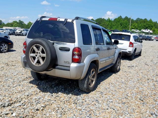 1J4GL58K37W693575 - 2007 JEEP LIBERTY LI SILVER photo 4