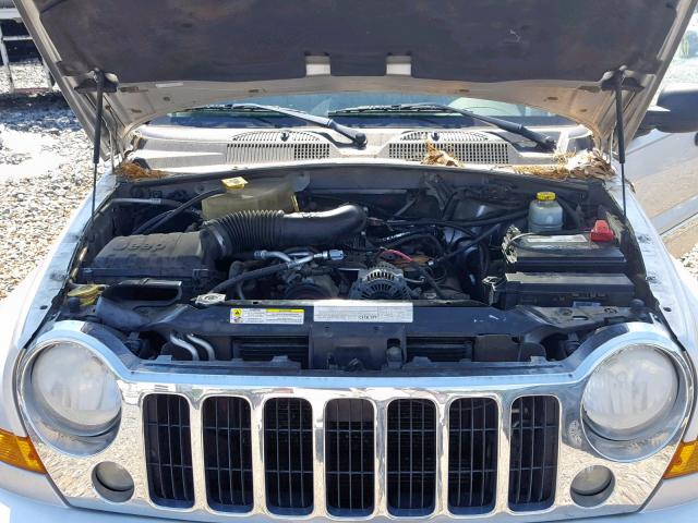 1J4GL58K37W693575 - 2007 JEEP LIBERTY LI SILVER photo 7