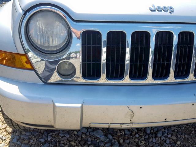 1J4GL58K37W693575 - 2007 JEEP LIBERTY LI SILVER photo 9