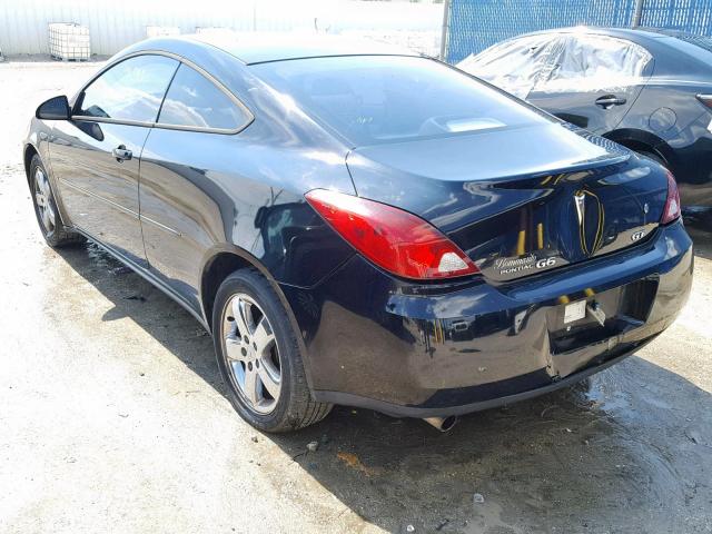 1G2ZH158564138871 - 2006 PONTIAC G6 GT BLACK photo 3