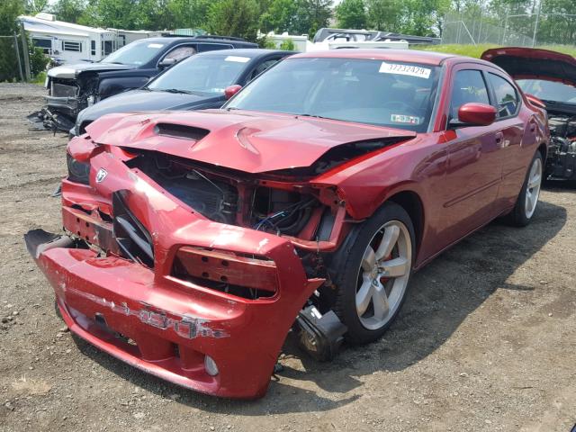 2B3KA73W96H328473 - 2006 DODGE CHARGER SR RED photo 2