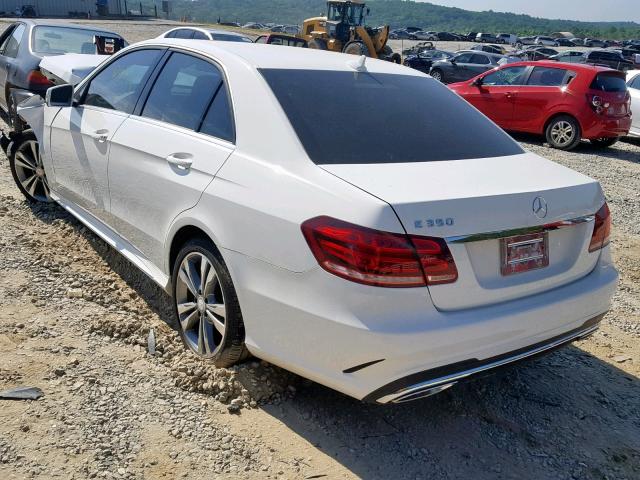 WDDHF5KB2EA976043 - 2014 MERCEDES-BENZ E 350 WHITE photo 3