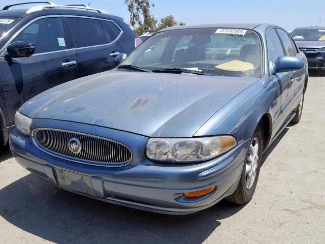 1G4HP54K51U270645 - 2001 BUICK LESABRE CU BLUE photo 2