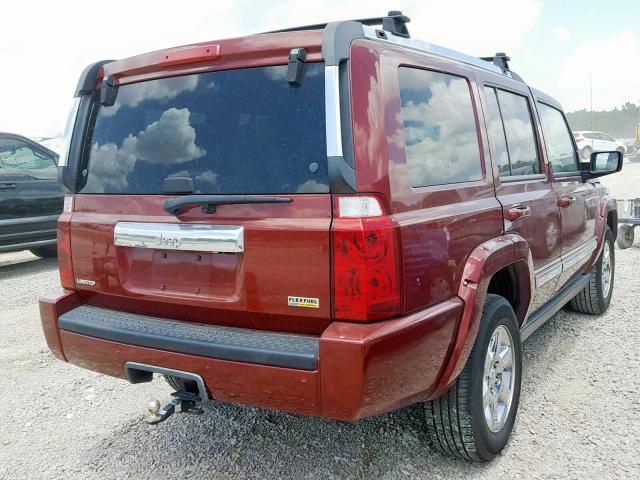 1J8HH58P07C673513 - 2007 JEEP COMMANDER 栗色 照片 4