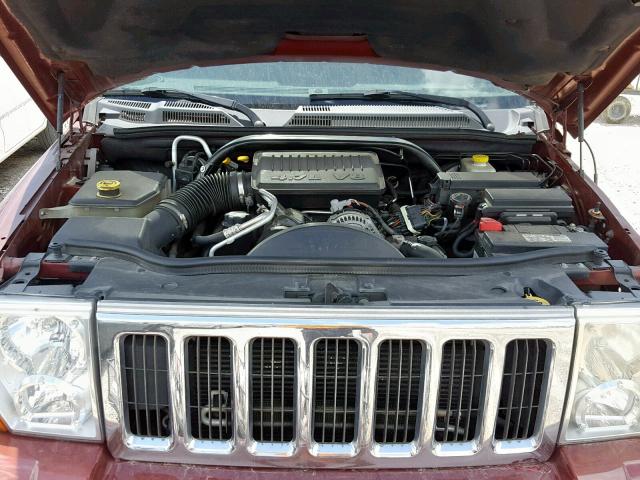 1J8HH58P07C673513 - 2007 JEEP COMMANDER 栗色 照片 7