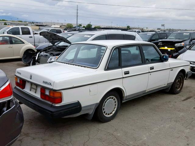 YV1AX8848H1231153 - 1987 VOLVO 244 DL WHITE photo 4