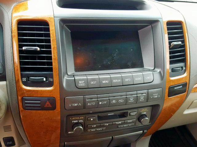 JTJBT20X640027005 - 2004 LEXUS GX 470 SILVER photo 9