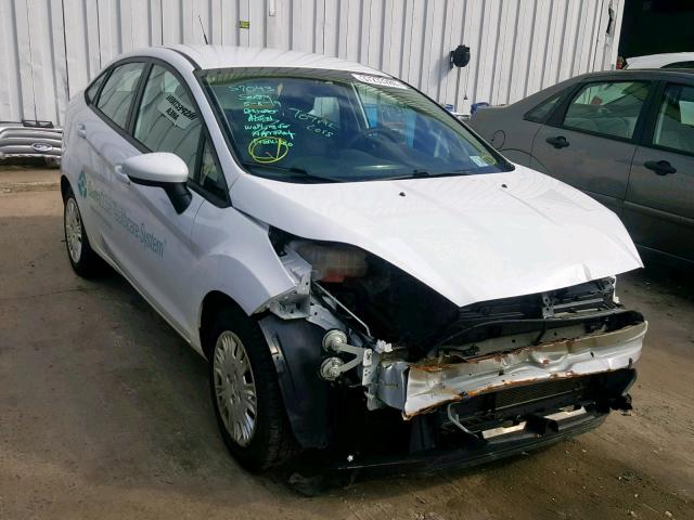 3FADP4AJ1EM147658 - 2014 FORD FIESTA S WHITE photo 1