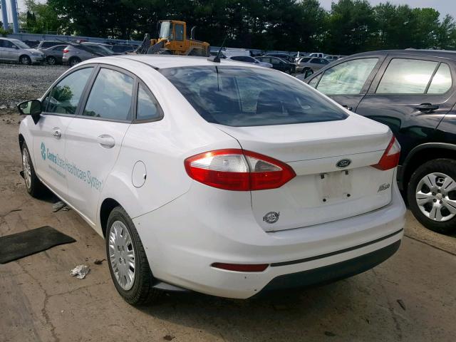 3FADP4AJ1EM147658 - 2014 FORD FIESTA S WHITE photo 3