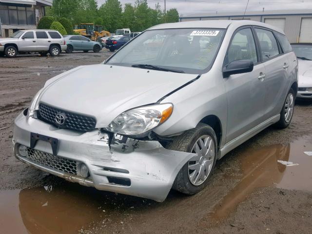 2T1KR32E13C087927 - 2003 TOYOTA MATRIX SILVER photo 2