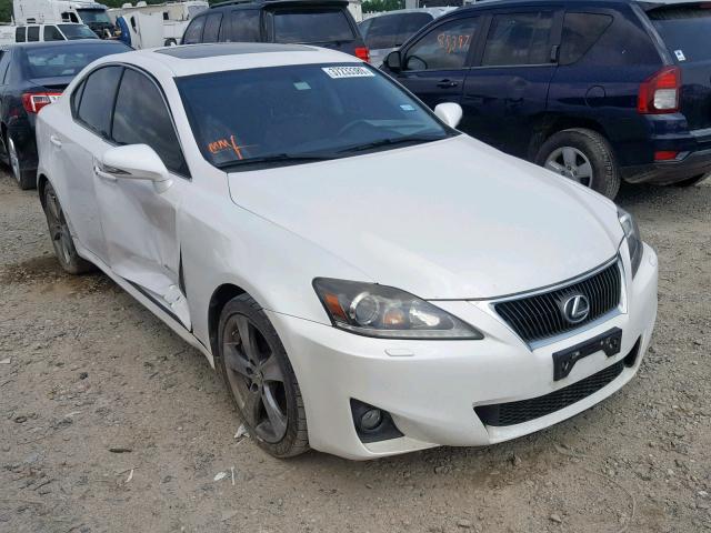 JTHBE5C2XB5027070 - 2011 LEXUS IS 350 WHITE photo 1