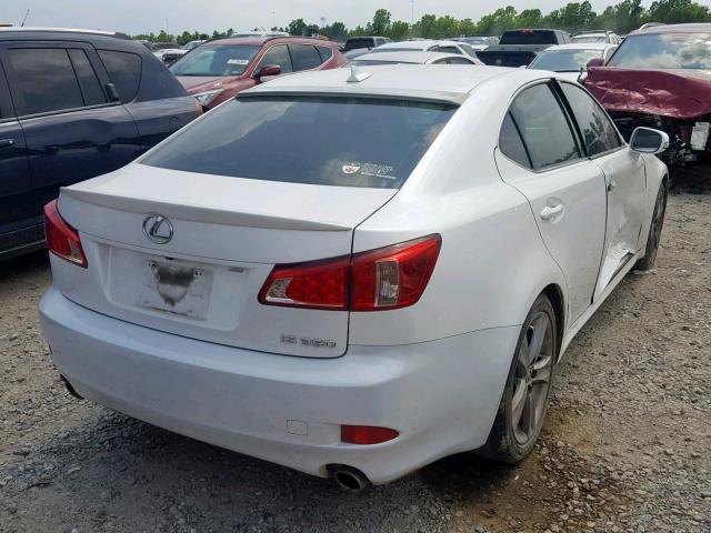 JTHBE5C2XB5027070 - 2011 LEXUS IS 350 WHITE photo 4