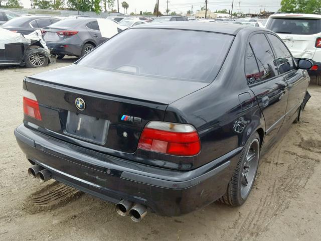 WBSDE9344YBZ96529 - 2000 BMW M5 BLACK photo 4