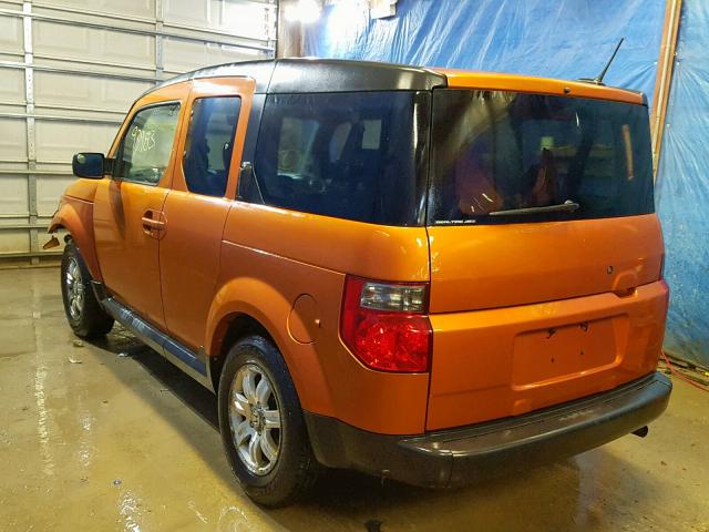 5J6YH28776L019932 - 2006 HONDA ELEMENT EX ORANGE photo 3