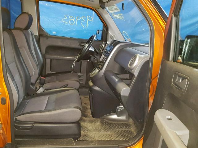 5J6YH28776L019932 - 2006 HONDA ELEMENT EX ORANGE photo 5