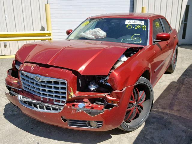 2C3LA53V99H575354 - 2009 CHRYSLER 300 TOURIN RED photo 2