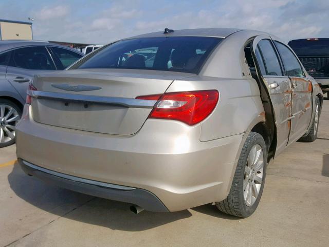 1C3CCBBB6DN732726 - 2013 CHRYSLER 200 TOURIN TAN photo 4