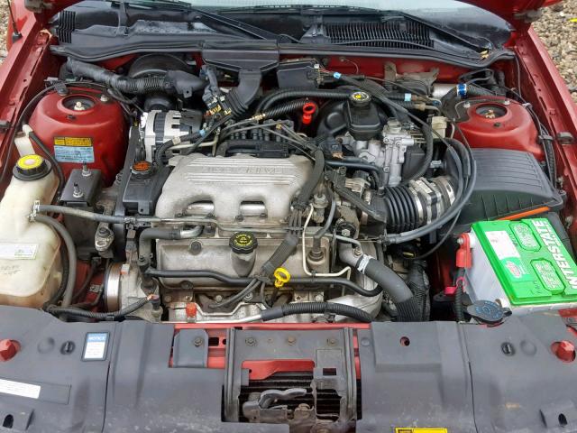 1G1LD55M5TY180729 - 1996 CHEVROLET CORSICA RED photo 7