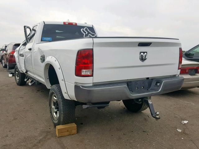 3D7TT2CT7BG638076 - 2011 DODGE RAM 2500 WHITE photo 3