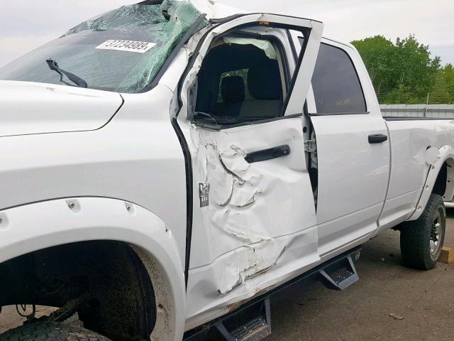 3D7TT2CT7BG638076 - 2011 DODGE RAM 2500 WHITE photo 9