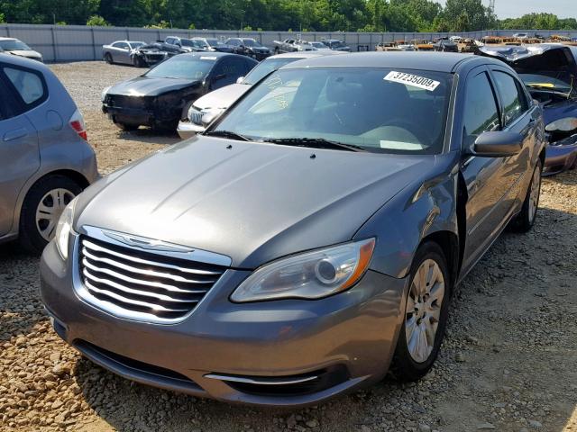 1C3CCBAB3DN604686 - 2013 CHRYSLER 200 LX CHARCOAL photo 2