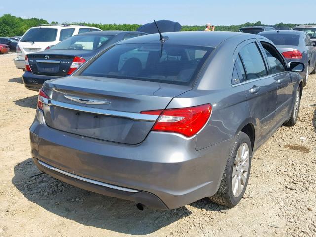 1C3CCBAB3DN604686 - 2013 CHRYSLER 200 LX CHARCOAL photo 4