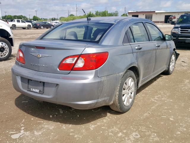 1C3LC46K78N113533 - 2008 CHRYSLER SEBRING LX SILVER photo 4