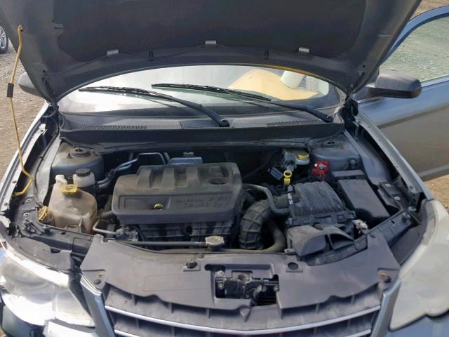 1C3LC46K78N113533 - 2008 CHRYSLER SEBRING LX SILVER photo 7