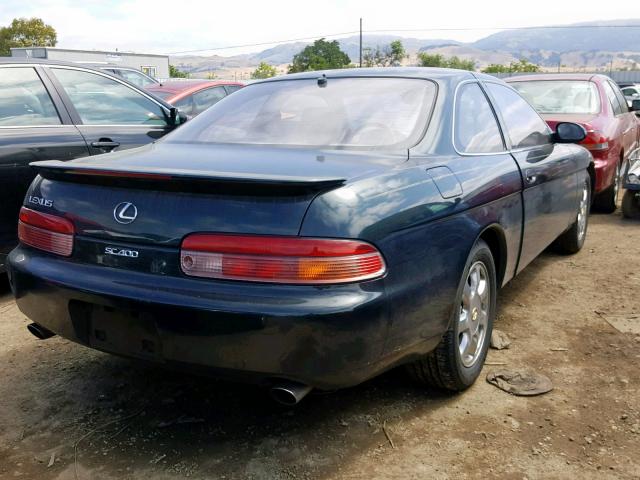 JT8UZ30C1S0041659 - 1995 LEXUS SC 400 GREEN photo 4