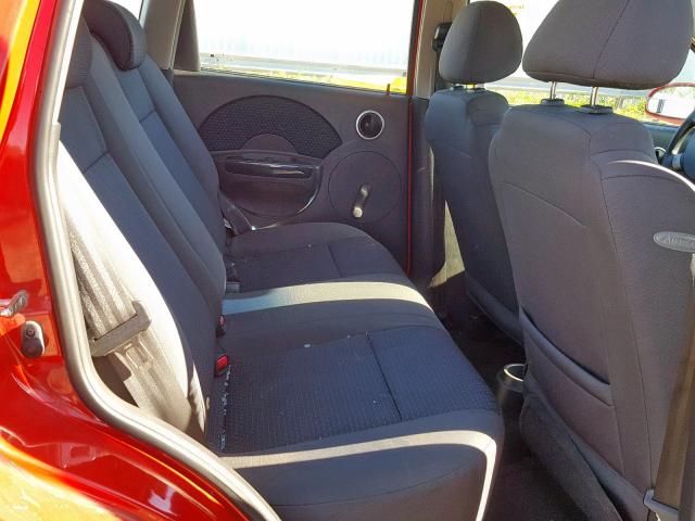 KL1TD66677B780049 - 2007 CHEVROLET AVEO BASE Qırmızı foto 6