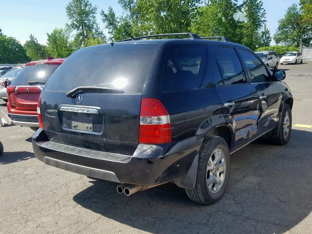 2HNYD18691H507525 - 2001 ACURA MDX TOURIN BLACK photo 4