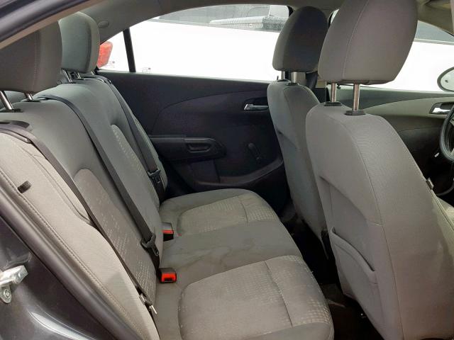 1G1JA5SH7D4129992 - 2013 CHEVROLET SONIC LS GRAY photo 6