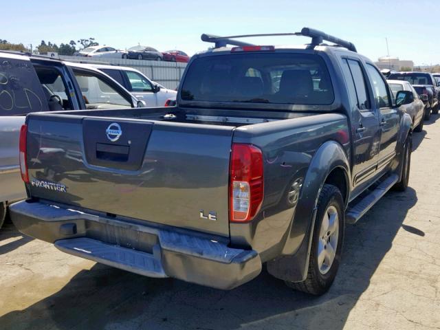 1N6AD07U45C404682 - 2005 NISSAN FRONTIER C GRAY photo 4