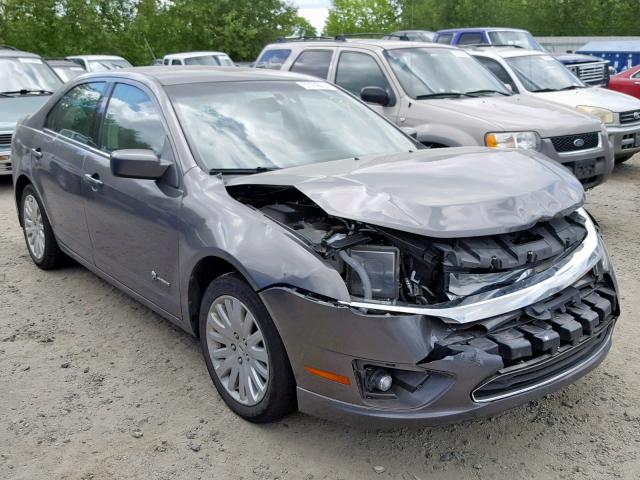 3FADP0L37AR260678 - 2010 FORD FUSION HYB GRAY photo 1