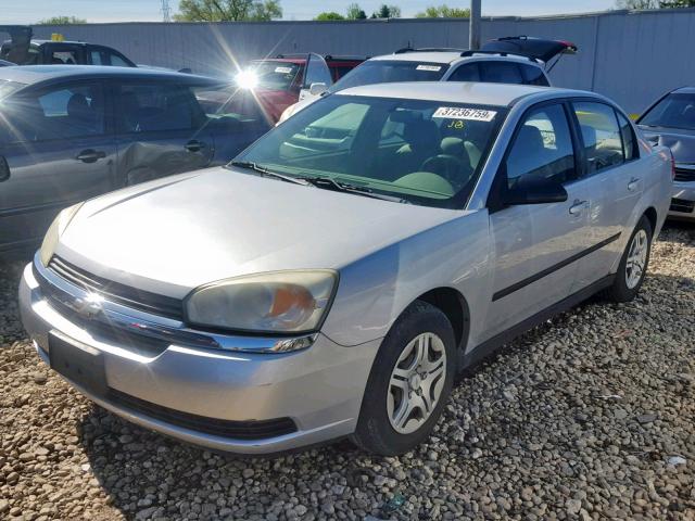 1G1ZS52F75F293618 - 2005 CHEVROLET MALIBU SILVER photo 2