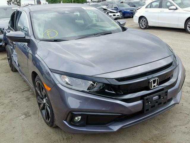 2HGFC2F81KH500873 - 2019 HONDA CIVIC SPOR GRAY photo 1