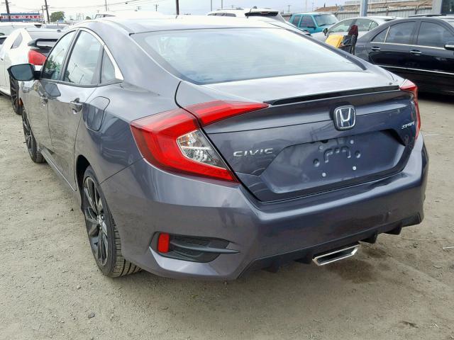 2HGFC2F81KH500873 - 2019 HONDA CIVIC SPOR GRAY photo 3