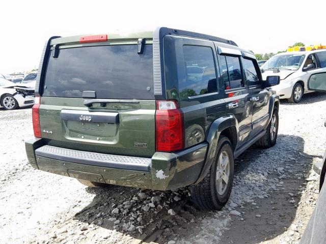 1J8HG48K68C188540 - 2008 JEEP COMMANDER 绿色 照片 4
