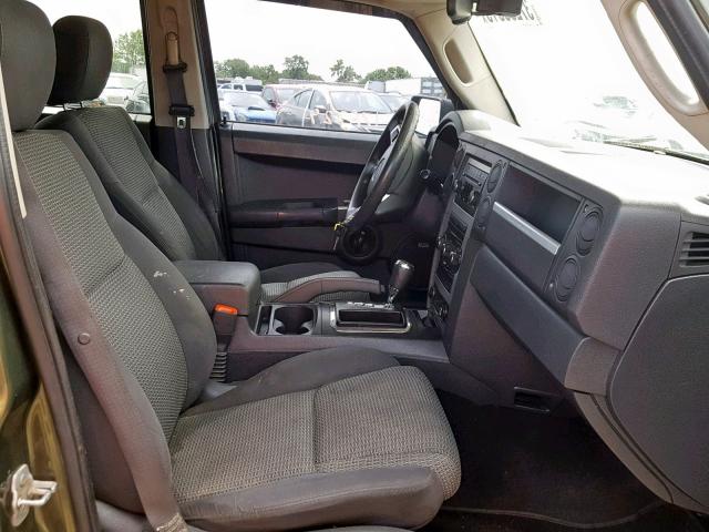 1J8HG48K68C188540 - 2008 JEEP COMMANDER 绿色 照片 5