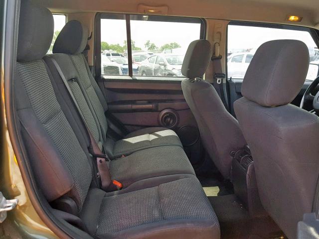 1J8HG48K68C188540 - 2008 JEEP COMMANDER 绿色 照片 6